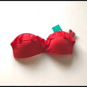 H&M’s NWTs- Red ruffle bikini top